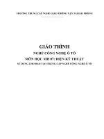 Giáo trình Điện kỹ thuật (Nghề Công nghệ ô tô  Trung cấp nghề)