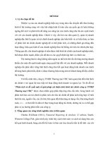 (Luận văn HV chính sách và phát triển) phân tích và đề xuất một số giải pháp cải thiện tình hình tài chính công ty TNHH thương mại VHC 