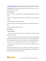 LÝ THUYẾT TIẾNG VIỆT 1 KỂ CHUYỆN CÔ BÉ TRÙM KHĂN ĐỎ