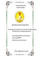 Phân tích, đánh giá cơ cấu thu nhập của ngân hàng TPbank giai đoạn 2019 2021 và đưa ra các khuyến nghị phù hợp