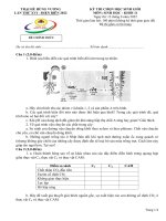 Sinh 11   THHV 2022   đề   chính thức 