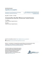 Increasing Piano Key Weir Efficiency by Fractal Elements