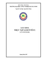 Giáo trình Thực tập gầm ô tô F1  Trường ĐH Công nghiệp Quảng Ninh