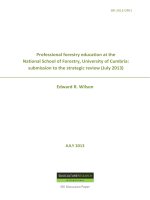 Professional-Forestry-Education-at-the-National-School-of-Forestry-SRI-2013-DP01-v3.0
