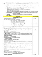 Giáo án Tiếng Anh 12 năm 2022  2023