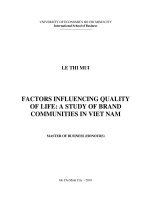  unlicensed factors influencing quality of life a study of brand communities in viet nam 