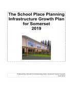 School Place Planning Infrastructure Growth Plan for Somerset 2019