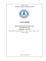 Giáo trình Hàn MIG, MAG (Nghề Hàn  Cao đẳng)