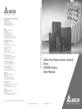 Delta inverter CP2000 manual
