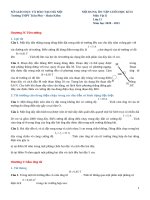 Đề cương ôn tập học kì 2 môn vật lý lớp 11 năm 2020   2021 THPT trần phú 