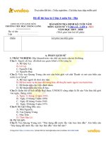 bo de thi cuoi hoc ki 2 lop 4 mon su dia nam 2019 2020 