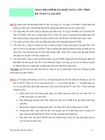 THAY ĐÒI CHÍNH SÁCH KẾ TOÁN, ƯỚC TÍNH  KẾ TOÁN VÀ SAI SÓT 