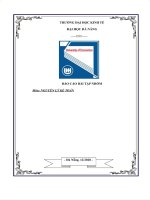 Phân tích nghiệp vụ kế toán công ty cổ phần acecook việt nam 