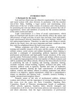 Tóm tắt: Nâng cao ý thức pháp luật của quân nhân chuyên nghiệp, công nhân và viên chức quốc phòng ở các học viện, trường sĩ quan quân đội