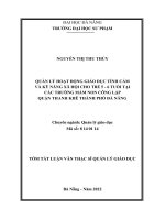 Quản lý hoạt động giáo dục tình cảm và kỹ năng xã hội cho trẻ 5   6 tuổi tại các trường mầm non công lập quận thanh khê thành phố đà nẵng 1 