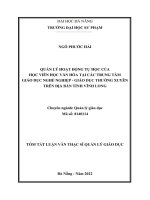 Quản lý hoạt động tự học của học viên học văn hóa tại các trung tâm giáo dục nghề nghiệp   giáo dục thường xuyên trên địa bàn tỉnh vĩnh long 1 