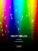 ( mẫu powerpoint ) rainbow abstract powerpoint templates standard 