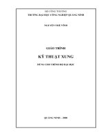 Giáo trình Kỹ thuật xung: Phần 1 - Trường ĐH Công nghiệp Quảng Ninh