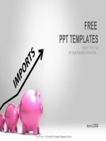( mẫu powerpoint ) imports arrow finance powerpoint templates widescreen 