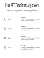 ( mẫu powerpoint ) simple circles list powerpoint diagram template 