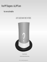 ( mẫu powerpoint ) 3d fedora graphic PPT diagrams widescree 