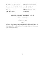 Lý thuyết giá trị của các nhà kinh tế tư sản cổ điển anh  c mác đã kế thừa và phát triển lý thuyết này như thế nào sự vận dụng lý thuyết giá trị của c mác ở việt nam hiện nay  