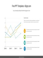 ( mẫu powerpoint ) line chart powerpoint diagram 