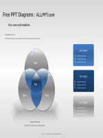 ( mẫu powerpoint ) venn diagrams relationship PPT diagrams standard 