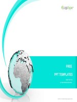 ( mẫu powerpoint ) earth printed circuit board computer PPT templates standard 