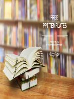 ( mẫu powerpoint ) opened book powerpoint templates widescreen 