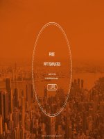 ( mẫu powerpoint ) city skyscrapers aerial panorama view powerpoint templates widescreen 