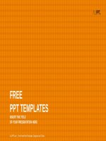 ( mẫu powerpoint ) orange checkers background powerpoint templates widescreen 