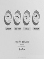 ( mẫu powerpoint ) time 4 clocks business powerpoint templates standard 