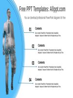 ( mẫu powerpoint ) business man powerpoint diagram template 