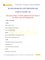 ma tran de thi tieng anh lop 5 hoc ki 1 nam 2020 2021 