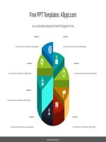 ( mẫu powerpoint ) 3d cylindrical staircase powerpoint diagram 
