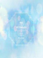 ( mẫu powerpoint ) bokeh blue background powerpoint templates standard 