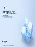 ( mẫu powerpoint ) gift recreation powerpoint templates widescreen 