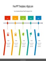 ( mẫu powerpoint ) chevron arrows banner powerpoint diagram 