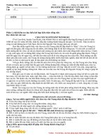 BÀI KIỂM TRA ĐỊNH kì CUỐI học kì i 