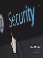 ( mẫu powerpoint ) security business PPT templates widescreen 