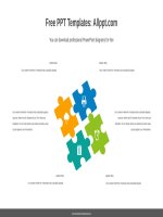 ( mẫu powerpoint ) four puzzle piece powerpoint diagram 