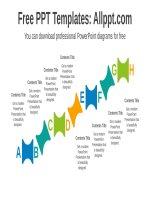 ( mẫu powerpoint ) circle connected stairs powerpoint diagram 