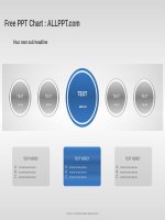 ( mẫu powerpoint ) circles relationship PPT diagrams standard 