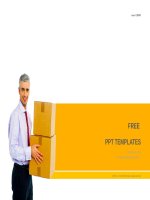 ( mẫu powerpoint ) holding card box business powerpoint templates standard 