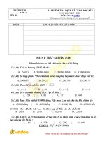 de thi hoc ki 1 mon toan lop 5 nam 2019 2020 theo TT22 