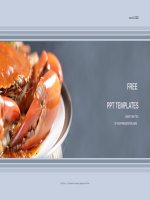 ( mẫu powerpoint ) chilli mud crab food powerpoint templates widescreen 