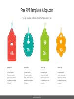 ( mẫu powerpoint ) colorful labels tag powerpoint diagram template 
