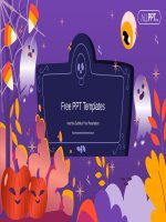 ( mẫu powerpoint ) happy halloween party powerpoint templates 