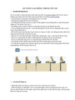 AN TOÀN LAO ĐỘNG TRONG THI CÔNG ÉP CỌC